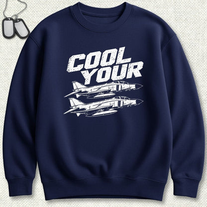NavyHumor Sweatshirt S / Navy Cool Your Jets Sweatshirt