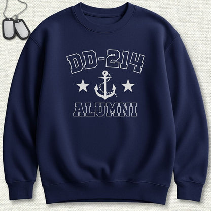 NavyHumor Sweatshirt S / Navy DD-214 Alumni Sweatshirt
