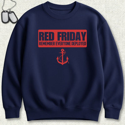 Red Friday Banner Sweatshirt