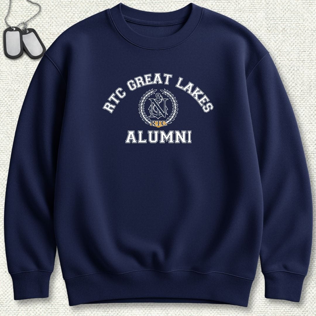 NavyHumor Sweatshirt S / Navy RTC Great Lakes Alumni Sweatshirt