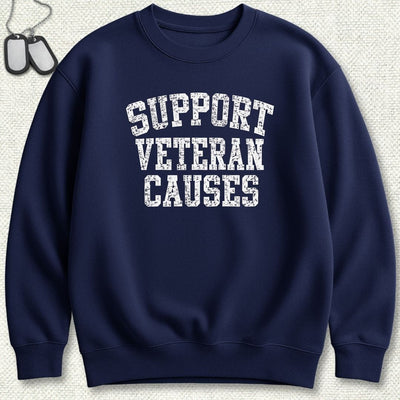 Support Veteran Causes Sweatshirt