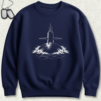 NavyHumor Sweatshirt S / Navy Surface Running Sweatshirt