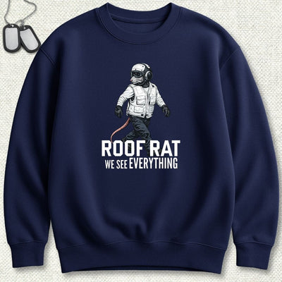 White Roof Rat Sweatshirt