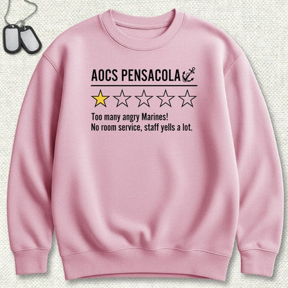 NavyHumor Sweatshirt S / Pink AOCS Pensacola Review Sweatshirt