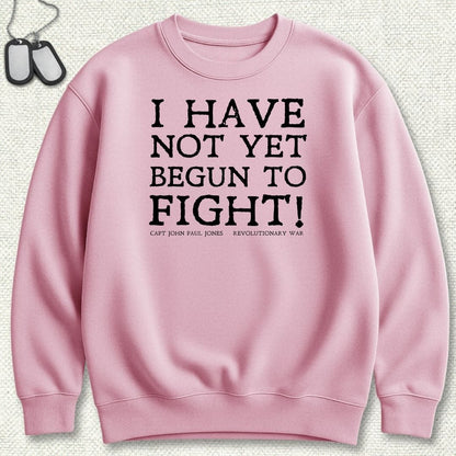 NavyHumor Sweatshirt S / Pink Begun to Fight Sweatshirt