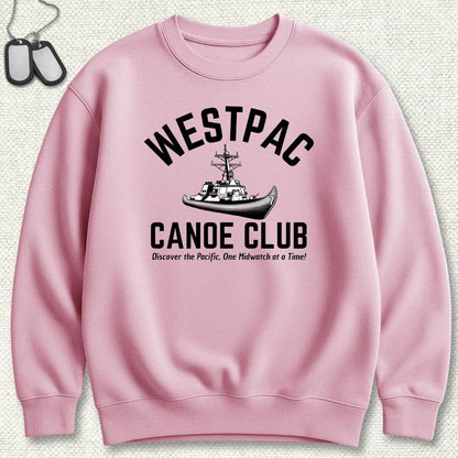 NavyHumor Sweatshirt S / Pink WestPac Canoe Club Sweatshirt