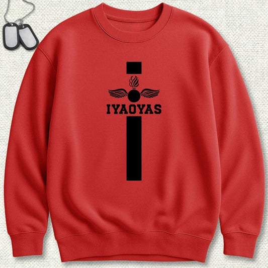 NavyHumor Sweatshirt S / Red AO - IYAOYAS Sweatshirt