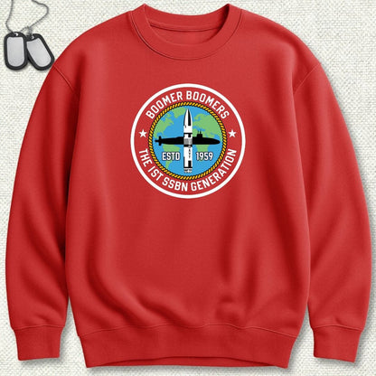 NavyHumor Sweatshirt S / Red Boomer Boomers Sweatshirt