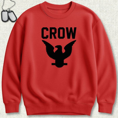 NavyHumor Sweatshirt S / Red Crow Crow Sweatshirt