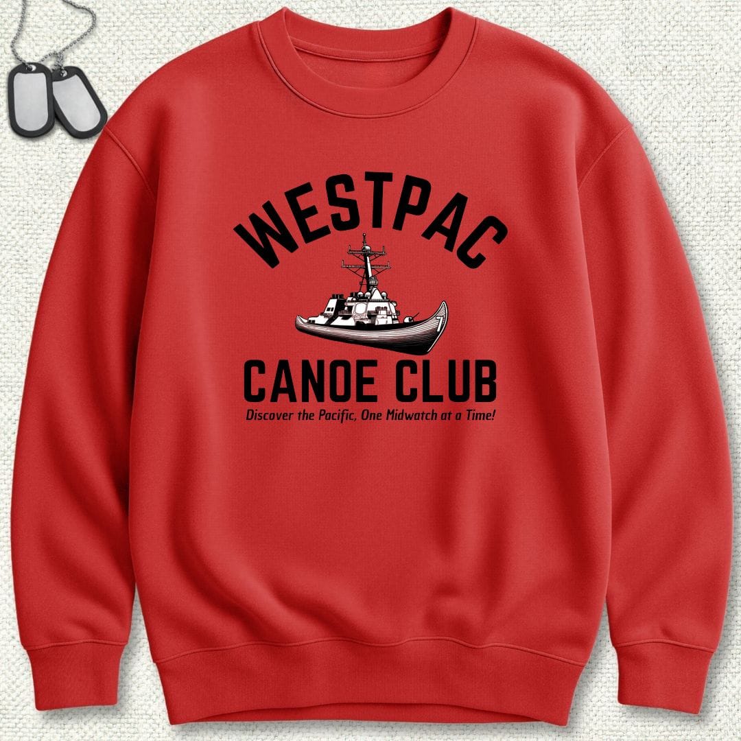 NavyHumor Sweatshirt S / Red WestPac Canoe Club Sweatshirt