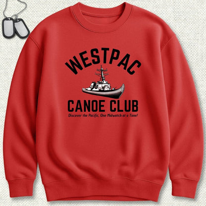 NavyHumor Sweatshirt S / Red WestPac Canoe Club Sweatshirt