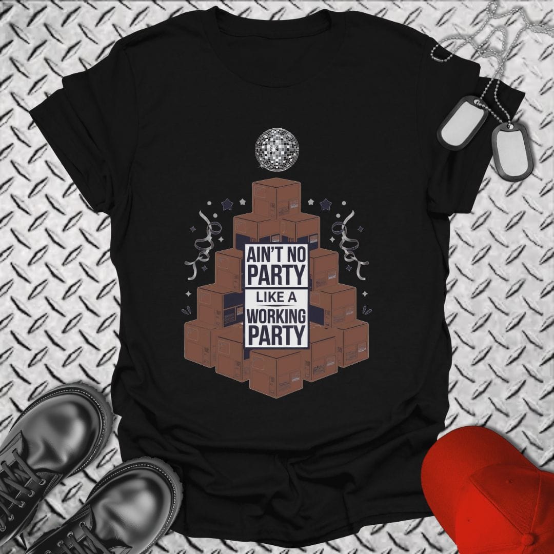 NavyHumor T-Shirt Black / S Ain't No Party T-shirt