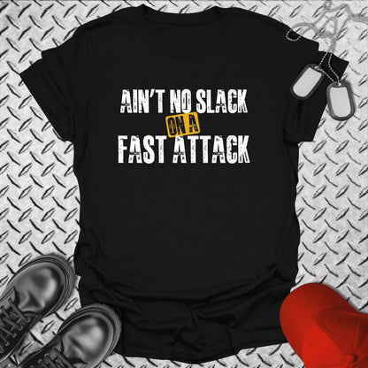 NavyHumor T-Shirt Black / S Ain't No Slack
