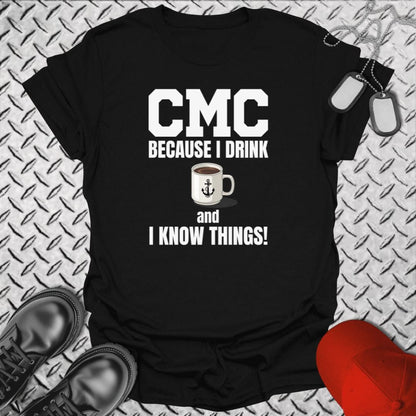 NavyHumor T-Shirt Black / S CMC - I Know Things T-shirt