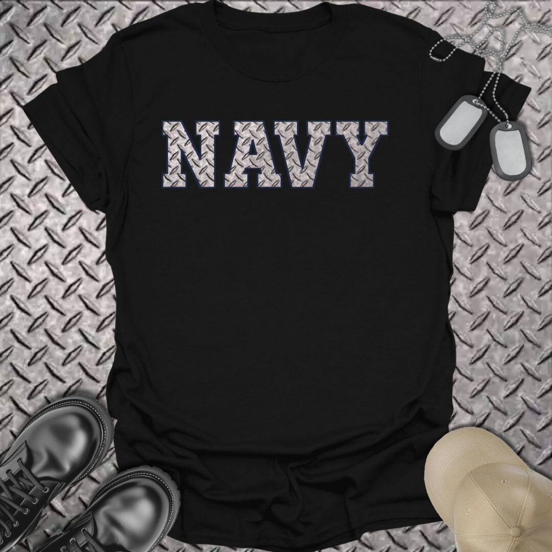 NavyHumor T-Shirt Black / S Deck Plate Navy T-shirt