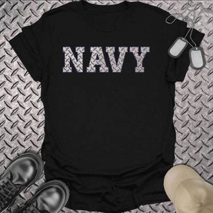 NavyHumor T-Shirt Black / S Deck Plate Navy T-shirt