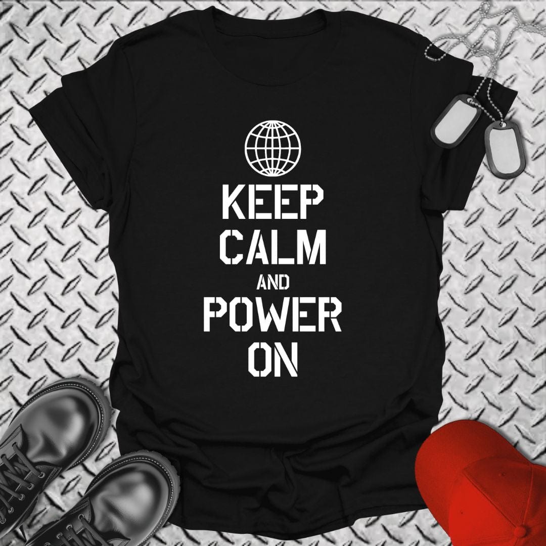 NavyHumor T-Shirt Black / S EM - Keep Calm T-shirt