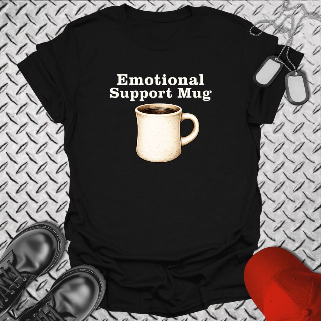 NavyHumor T-Shirt Black / S Emotional Support Mug