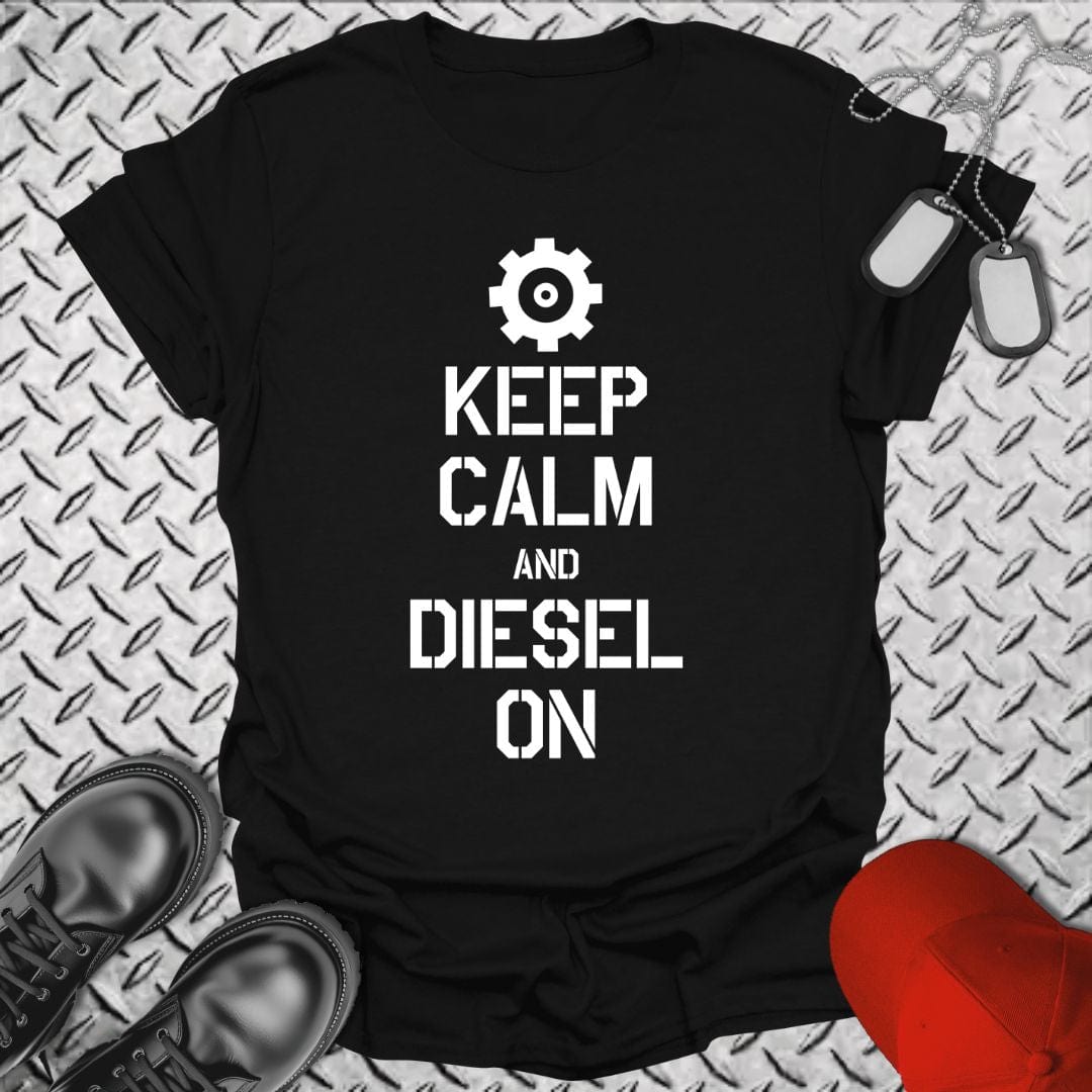 NavyHumor T-Shirt Black / S EN - Keep Calm T-shirt