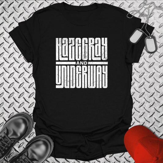 NavyHumor T-Shirt Black / S Groovy Haze Gray T-shirt