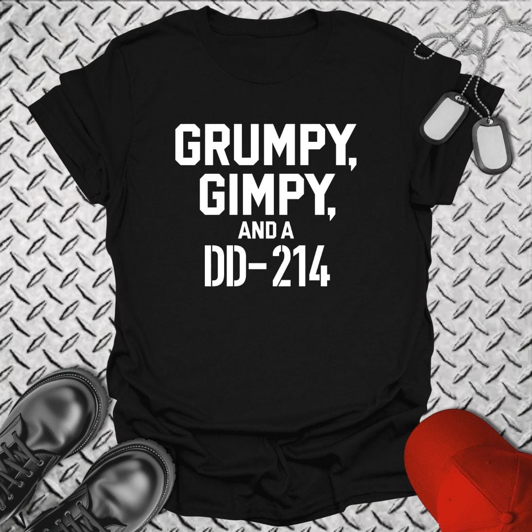NavyHumor T-Shirt Black / S Grumpy Gimpy DD-214