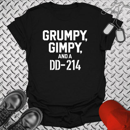 NavyHumor T-Shirt Black / S Grumpy Gimpy DD-214