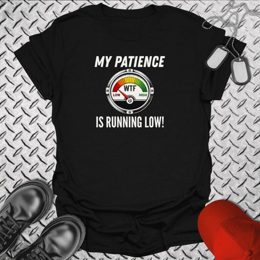 NavyHumor T-Shirt Black / S Low Patience