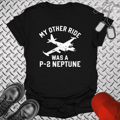 NavyHumor T-Shirt Black / S My Other Ride Was a P-2 Neptune T-shirt