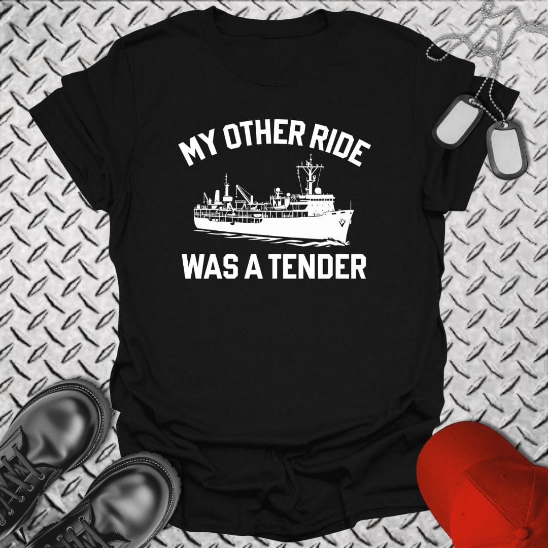 NavyHumor T-Shirt Black / S My Other Ride Was a Tender T-shirt