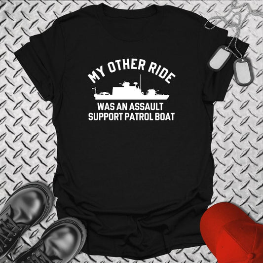 NavyHumor T-Shirt Black / S My Other Ride Was An ASPB