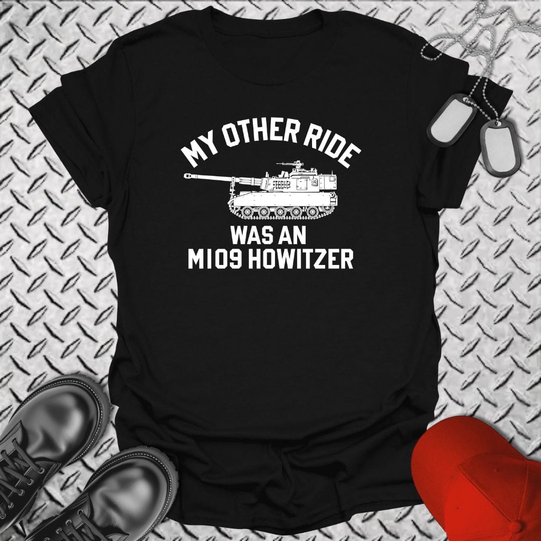 NavyHumor T-Shirt Black / S My Other Ride Was An M109 Howitzer