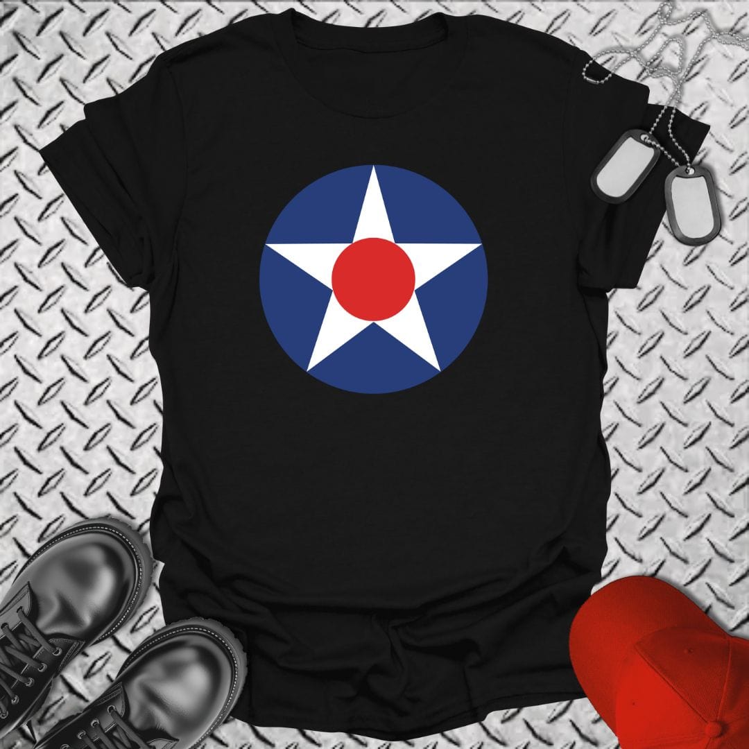 NavyHumor T-Shirt Black / S Naval Aviation Roundel - 1917 T-shirt