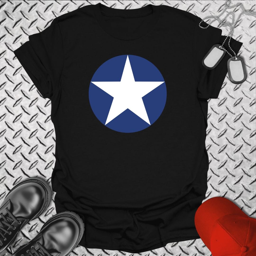 NavyHumor T-Shirt Black / S Naval Aviation Roundel - 1942 T-shirt