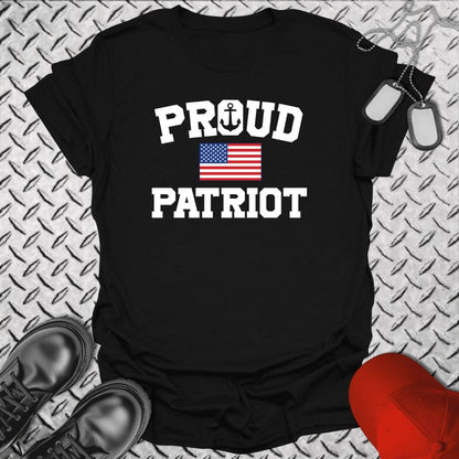 NavyHumor T-Shirt Black / S Proud Patriot