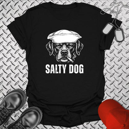 NavyHumor T-Shirt Black / S Salty Dog