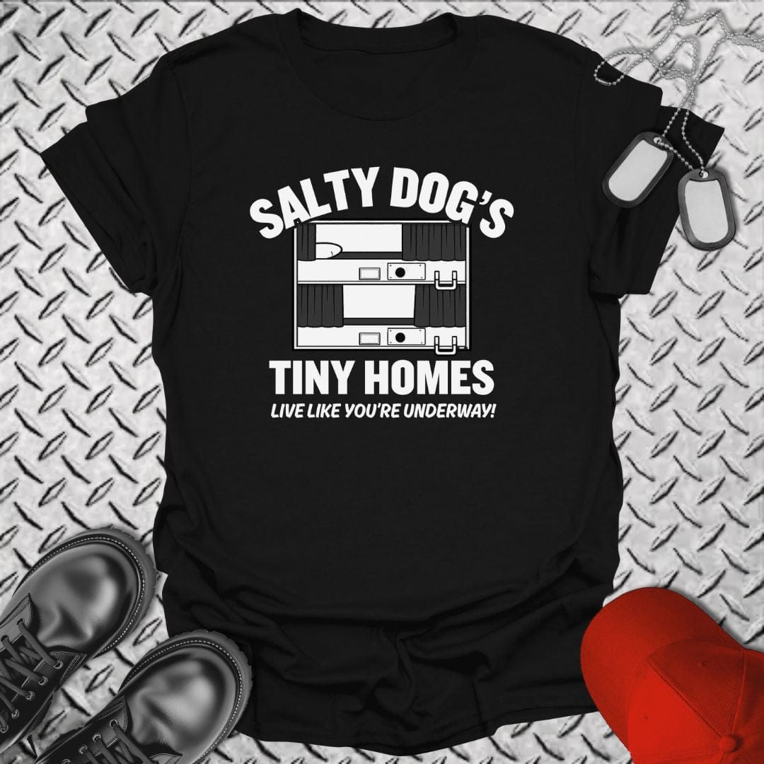 NavyHumor T-Shirt Black / S Salty Dog's Tiny Homes T-shirt