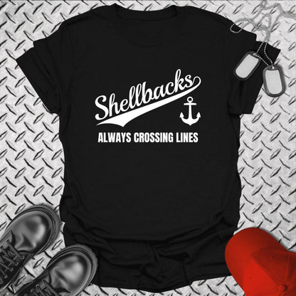 NavyHumor T-Shirt Black / S Team Shellbacks T-shirt