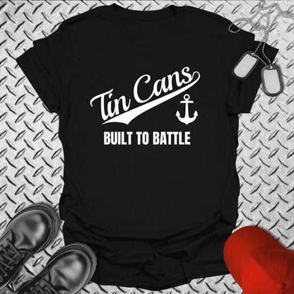 NavyHumor T-Shirt Black / S Team Tin Cans T-shirt
