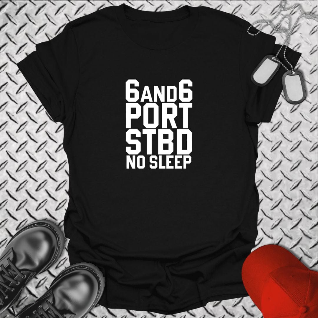 NavyHumor T-Shirt Black / S The Watch Goes On and On
