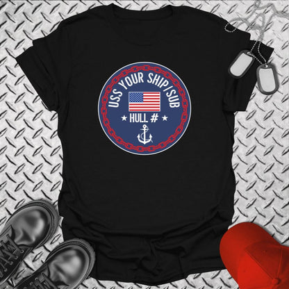 NavyHumor T-Shirt Black / S "Your Command" Crest T-shirt