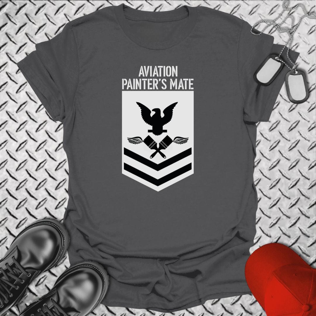 NavyHumor T-Shirt Charcoal / S Aviation Painter's Mate PO2 T-shirt