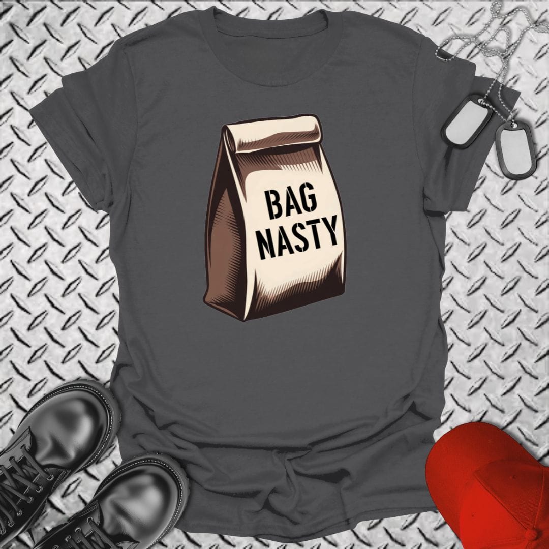 NavyHumor T-Shirt Charcoal / S Bag Nasty Tshirt