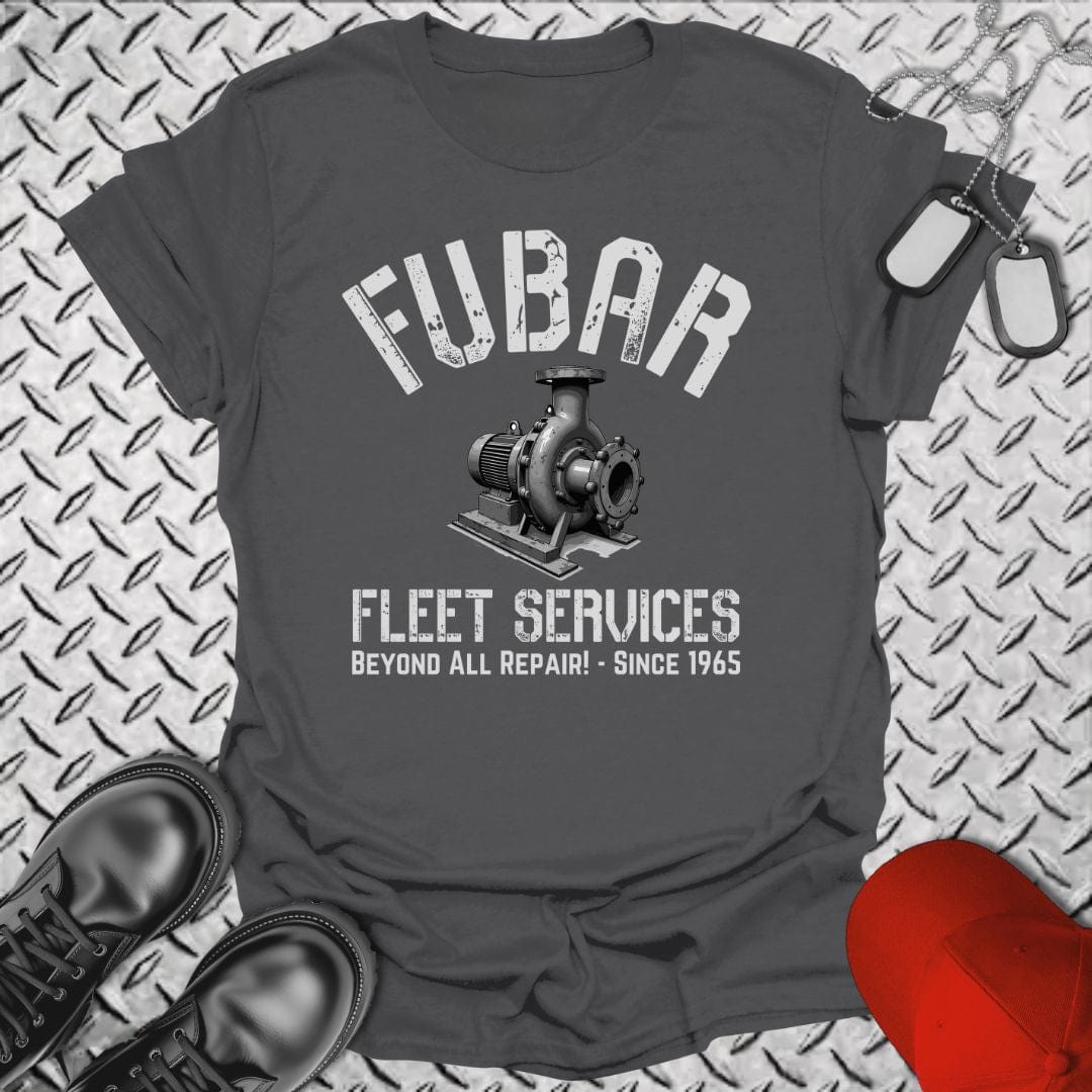 NavyHumor T-Shirt Charcoal / S FUBAR Fleet Services T-shirt