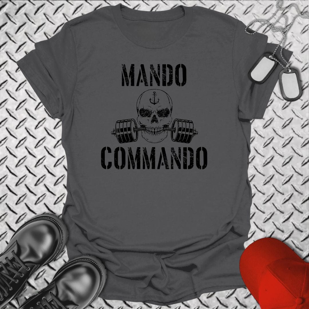 Mando Commando T-shirt – Navy Humor