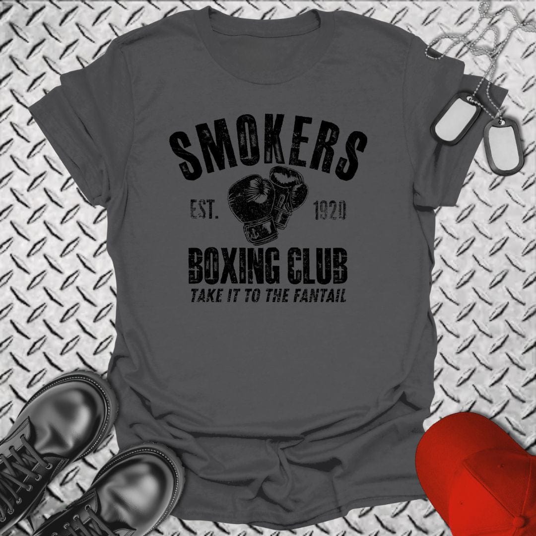 NavyHumor T-Shirt Charcoal / S Smokers Boxing Club T-shirt