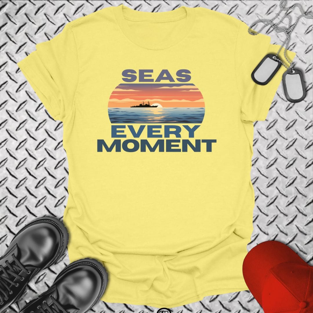 NavyHumor T-Shirt Cornsilk / S SEAS Every Moment T-shirt