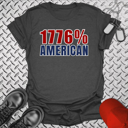 NavyHumor T-Shirt Dark Heather / S 1776% American T-shirt