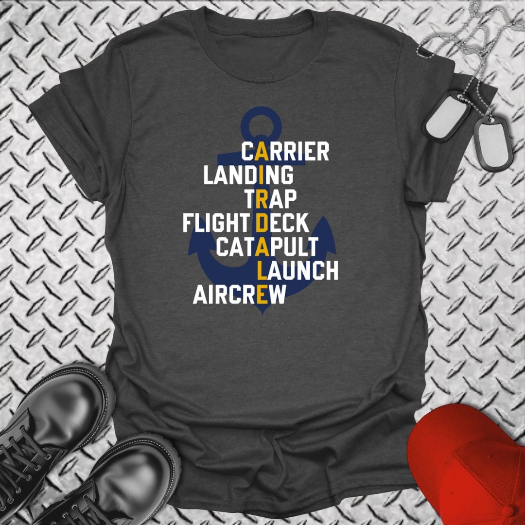 NavyHumor T-Shirt Dark Heather / S Airdale Ops T-shirt