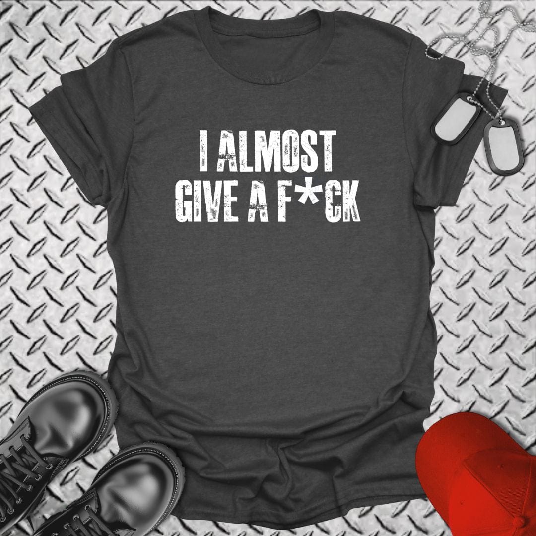 NavyHumor T-Shirt Dark Heather / S Almost T-shirt