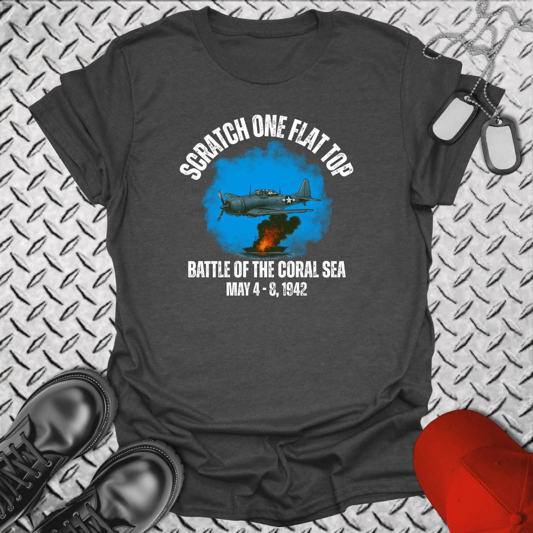 NavyHumor T-Shirt Dark Heather / S Battle of the Coral Sea T-shirt